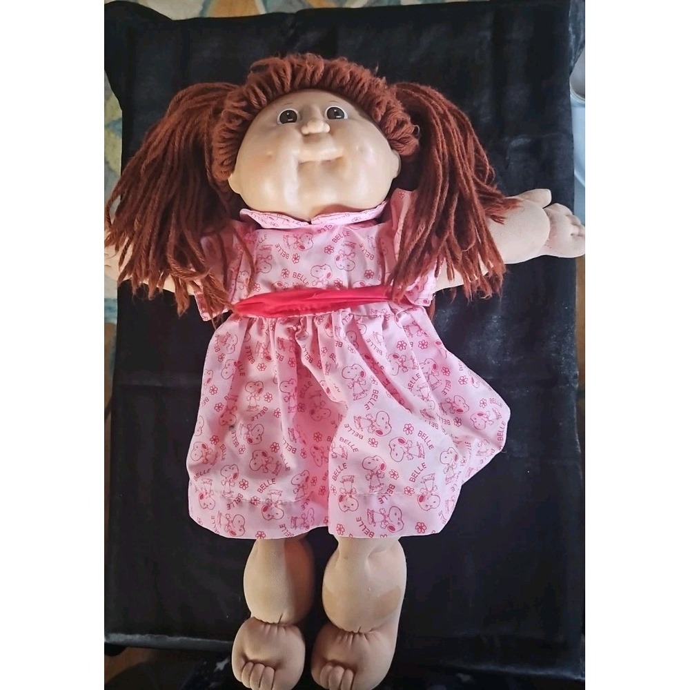 Vintage Cabbage Patch Kid Doll,Dimples,Brown Hair Original Clothes  1978-1982‎